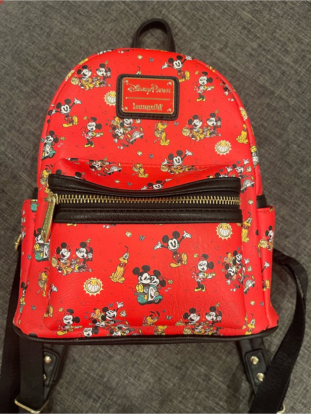 Loungefly Red Disney Mickey & Friends Mini Backpack